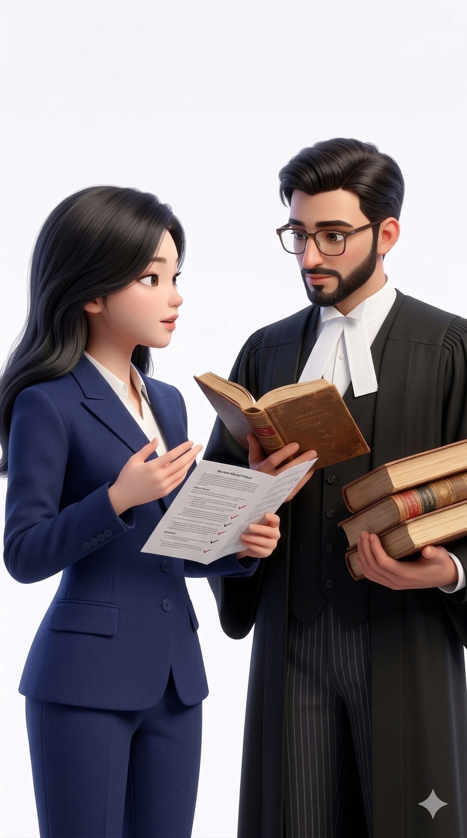 Ilustrasi diskusi hukum bersama komunitas