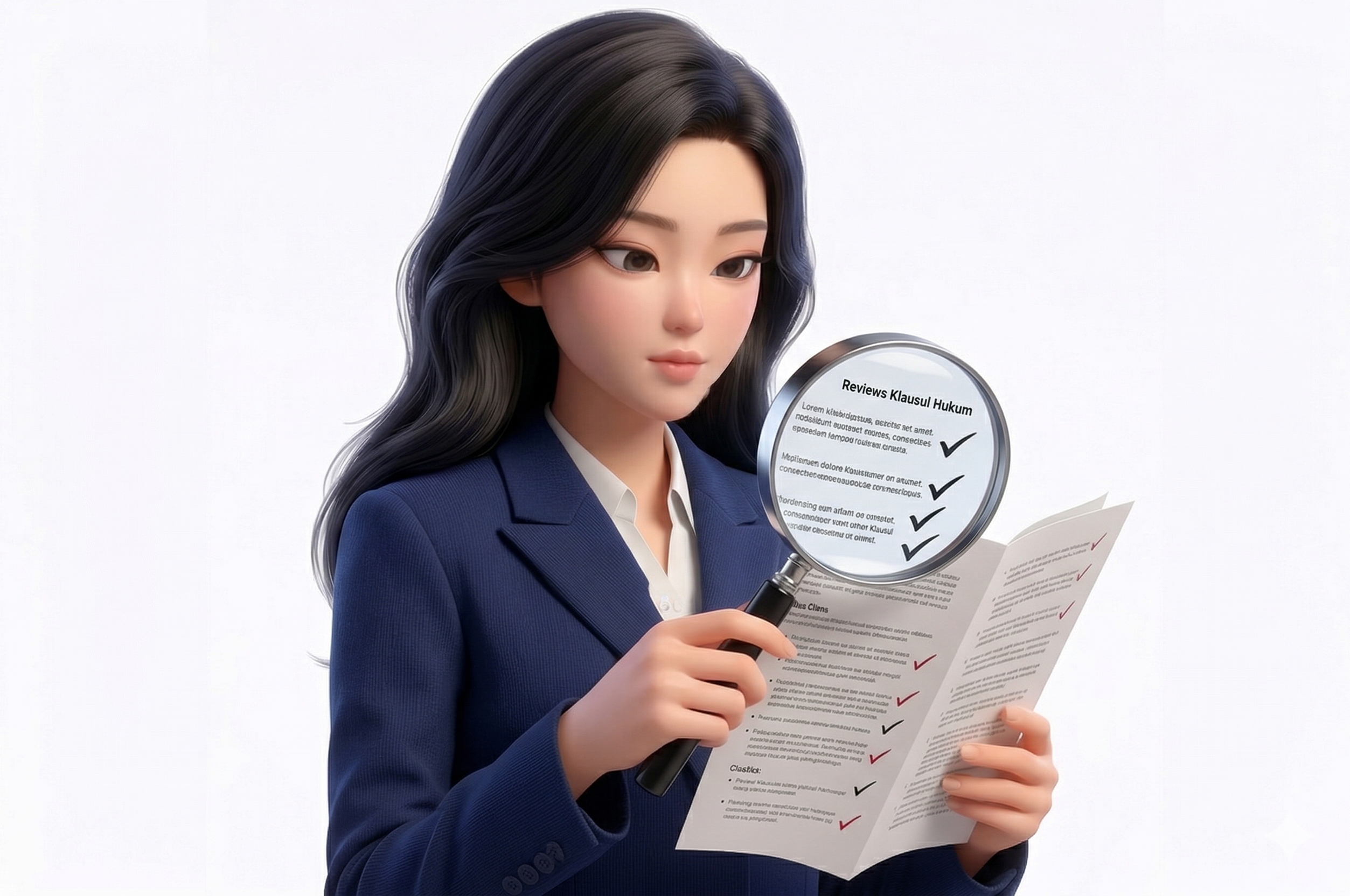 Ilustrasi scan dokumen legal